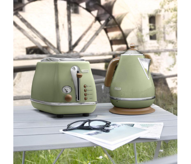 DeLonghi Toster CTOV2103.GR zielony - 1323965 - zdjęcie 6